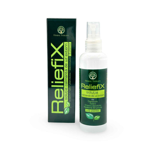 Reliefix Spray – spray cosmetic pentru masaj corporal, efect răcoritor, 100 ml