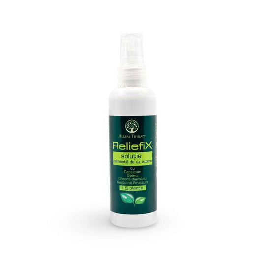 Reliefix Spray – spray cosmetic pentru masaj corporal, efect răcoritor, 100 ml