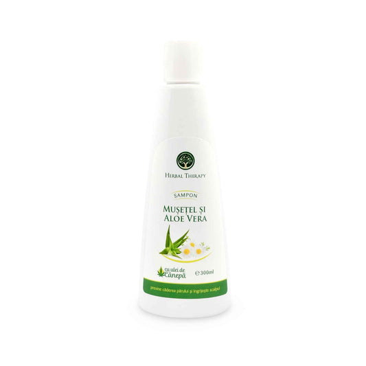 Șampon Prevenire Căderea Părului - Extract de Mușețel și Aloe Vera, 300 ml