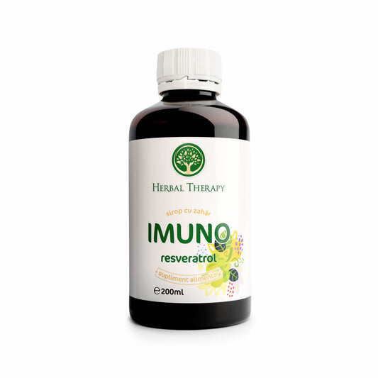 Complex Imuno Resveratrol – Sirop cu resveratrol și extracte botanice, 200 ml | Supliment alimentar