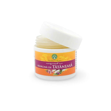 Unguent cosmetic cu extract de tătăneasă – masaj corporal, 50 ml
