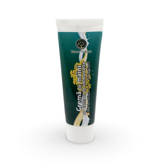 Cremă de mâini cu Immortelle și ulei de cânepă, 50 ml – Hidratare și îngrijire zilnică